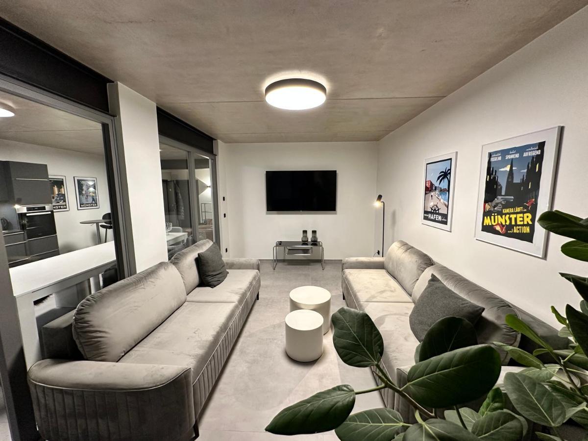 Luxurioeses Apartment Direkt Am Kanal 125 M² - Youpartments Munster  Extérieur photo
