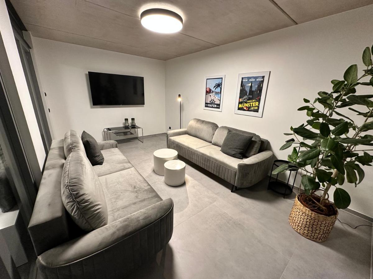 Luxurioeses Apartment Direkt Am Kanal 125 M² - Youpartments Munster  Extérieur photo